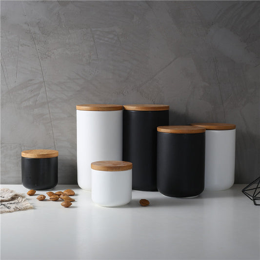 Ceramic Storage Jar with Lid